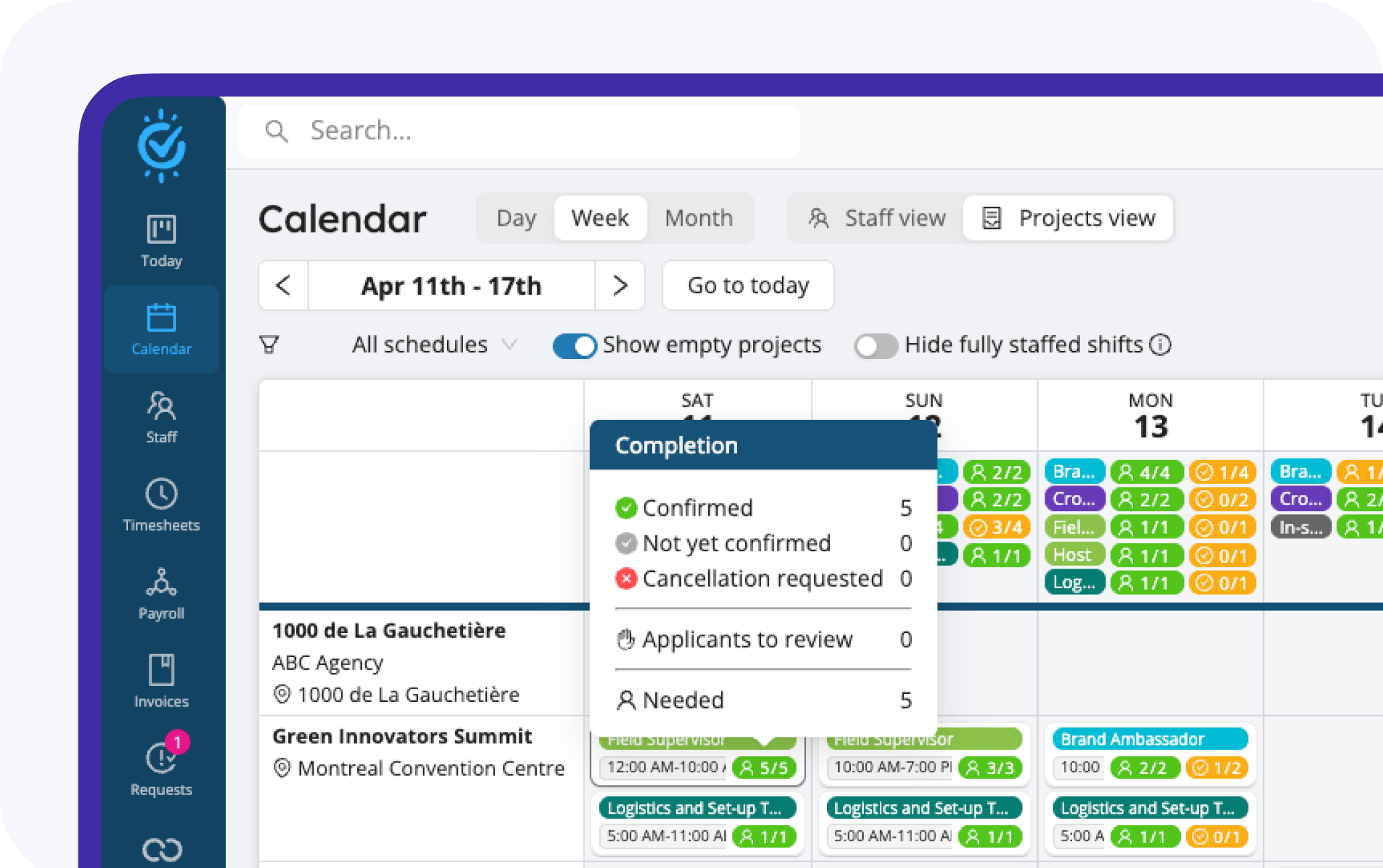 Shift Scheduling Software | Workstaff Planning & Scheduling App