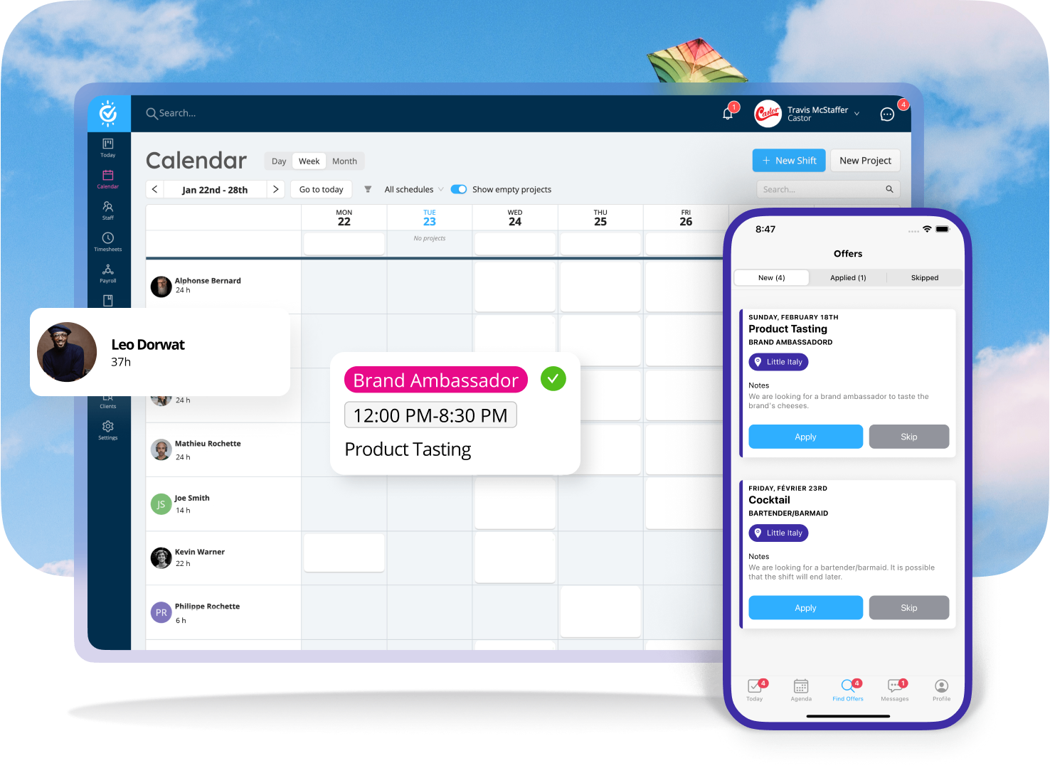 Scissors Software Staffing Agency Software | Workstaff Planning & Scheduling App