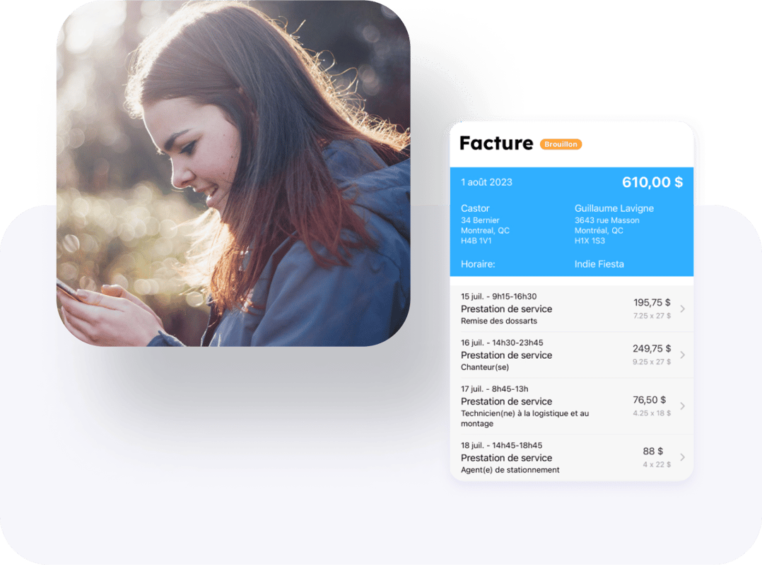 Workstaff logiciel de planification de personnel de nettoyage factures
